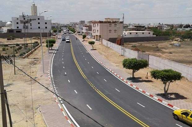 The entrance of the city of sfax route teniour and gremda RL921